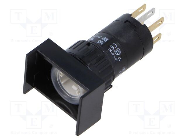 Comutator EAO corp 16mm 2 poziții NC/NO montaj &Oslash;16,2mm