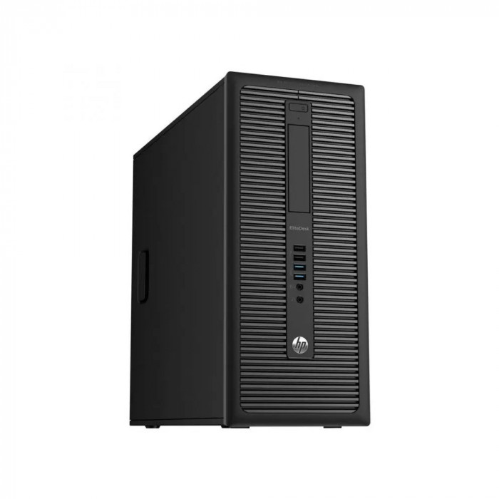 Unitate calculator Tower, Procesor I5 4590, Memorie RAM 8 GB, SSD 126 GB, DVD-RW, HP Elitedesk 800 G1 Twr, second hand