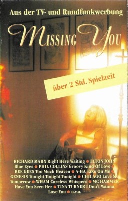 Various - Missing You, 2xCaseta audio foto