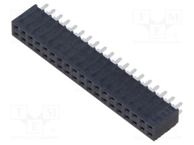Conector şiruri pini mamă PIN 38 2,54mm aurit THT SAMTEC foto