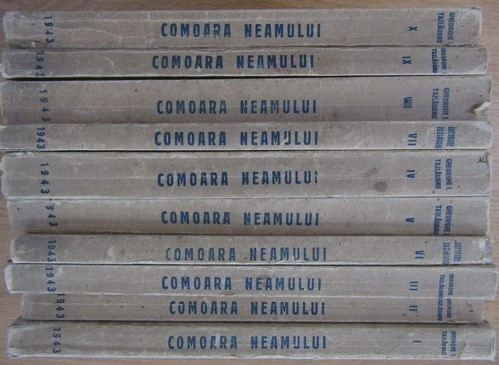 Gheorghe I.Tazlauanu-Comoara neamului-editie princeps-1943-10 volume