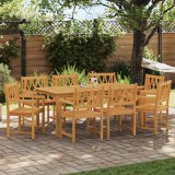 vidaXL Bancă de exterior 8 pcs natural 56 x 55,5 x 90 cm 3416305