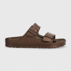 Birkenstock papuci Arizona EVA femei, culoarea maro, 1027402