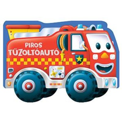 Piros tűzolt&amp;oacute;aut&amp;oacute; foto