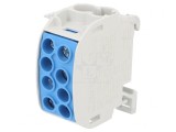 Bloc de distribuție 35mm2 cu 4 borne TS35