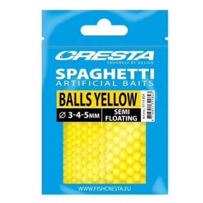 Momeli Artificiale Spro Cresta Spaghetti Balls Fluo Yellow foto