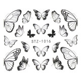 Cumpara ieftin Tatuaj Unghii LUXORISE Simple Butterfly Vibe, STZ-1016, LUXORISE Nail Art