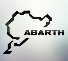 Sticker auto geam 011 ABARTH - SSA580 foto