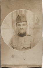Soldat austro-ungar de origine romana 1917 primul razboi mondial poza veche foto