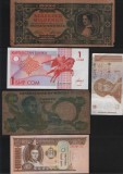 Set 5 bancnote de prin lume adunate (cele din imagini) #90, Europa
