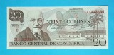 Bancnotă Costa Rica (pick 238) 20 Colones 1978 UNC serie: C11173636
