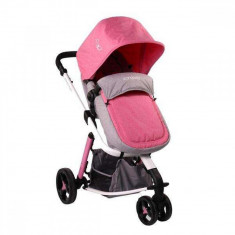 Carucior copii Sarah 2 in 1 Cangaroo - roz