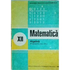 Ion D. Ion - Matematica. Algebra. Manual pentru clasa a XII-a