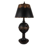 Cumpara ieftin Veioza metal negru maro &Oslash; 35x78 cm E27