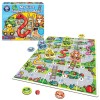 Joc Serpi si Scari Orchard Toys My First Snakes and Ladders, Joc de societate educativ 3-6 ani, 2-4 jucatori, tabla puzzle