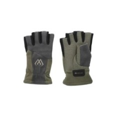 Manusi Mikado Fleece - Half Finger L Gray-Green foto