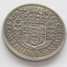 368. Moneda Noua Zeelanda 1/2 crown 1953 (tiraj 120.000 buc)