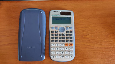 Casio fx-991DE PLUS dual power baterie + solar foto