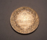 Belgia 2 Franci Francs 1911