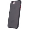 Husa TPU OEM Colored Buttons pentru Samsung Galaxy A71 A715, Neagra