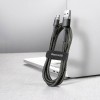 Cablu USB-Micro USB Baseus Cafule, 1,5A, 2m, gri/negru