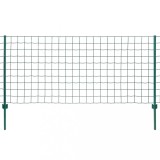 vidaXL Gard Euro, verde, 20 x 1 m, oțel