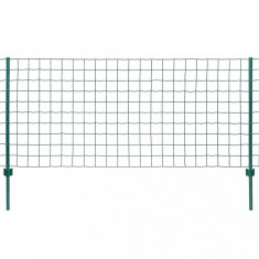 vidaXL Gard Euro, verde, 20 x 1 m, oțel