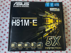 Placa de baza Asus H81M-E socket 1150. foto