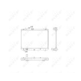 Radiator racire motor Nrf 53582