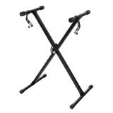 Stativ pentru Orga, Reglare Inaltime De La 65 cm La 96 cm, Constructie Rezistenta, Negru