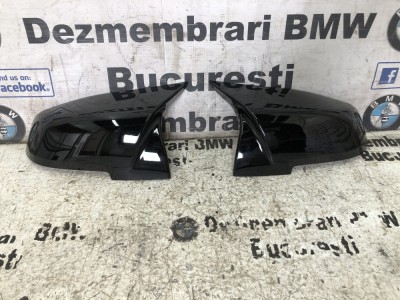 Capace oglinzi Batman negru lucios NOI BMW F20 F30 F32 F36 X1 E84 foto