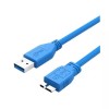 Cablu USB 3.0 la micro USB 0.5m albastru