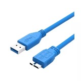 Cablu USB 3.0 la micro USB 0.5m albastru