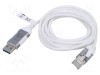 Cablu USB 3.0 RJ45 Goobay, 10m, alb, mufă A nichelată