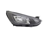 Far Ford Focus, 04.2018-12.2021, montare fata, dreapta, cu lumini de zi tip LED; H1+H7+PY21W; electric; negru; cu motor; halogen, OEM/OES