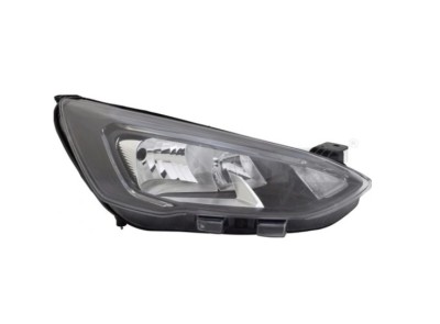 Far Ford Focus, 04.2018-12.2021, montare fata, dreapta, cu lumini de zi tip LED; H1+H7+PY21W; electric; negru; cu motor; halogen, OEM/OES foto