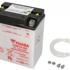 Baterie Moto Yuasa 14Ah 125A 12V 12N14-3A