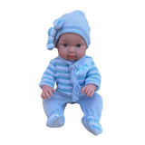 Papusa bebelus, aspect realistic, hainute incluse, caciula, inaltime 45 cm, ProCart