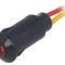 Lampă de control LED roșie 24VDC &Oslash;8,2mm IP40