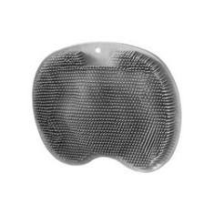 Covoraș silicon pentru masaj/spălarea spatelui, gri, 20x27 cm