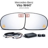 Senzor unghi mort Mercedes Benz Vito W447 2014-2026 &mdash; oglinda dedicata