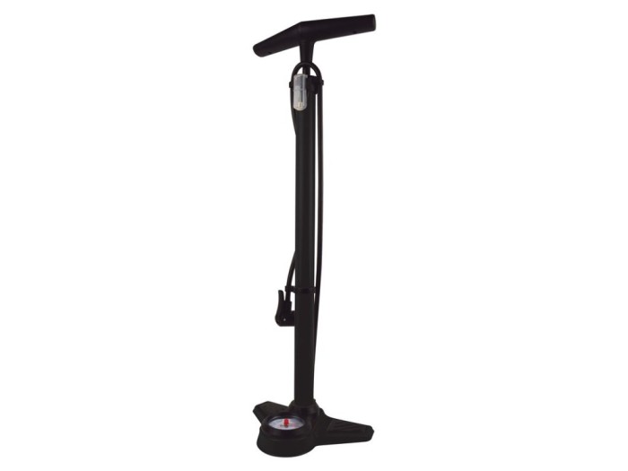 Pompa aer manuala Dresco Pro cu manometru 12 Bar si furtun de 50 cm.