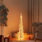 vidaXL Con de lumină cu LED decorativ, alb cald, 90 cm, acril 328959