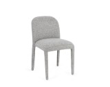 Cumpara ieftin Set 2 scaune dining textil gri Antara 47.5x57.5x81h
