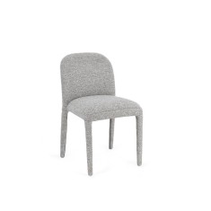 Set 2 scaune dining textil gri Antara 47.5x57.5x81h