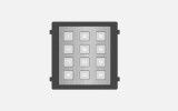 Modul de extensie videointerfon cu tastatura Hikvision DS-KD- KP/S;.permite