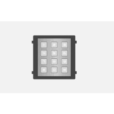 Modul de extensie videointerfon cu tastatura Hikvision DS-KD- KP/S;.permite
