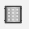 Modul de extensie videointerfon cu tastatura Hikvision DS-KD- KP/S;.permite