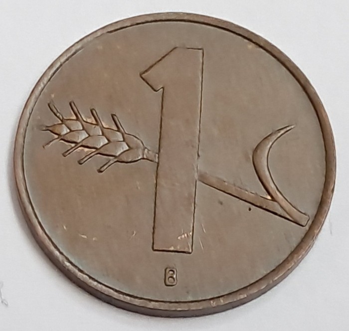 Elvetia , 1 Rappen 1958