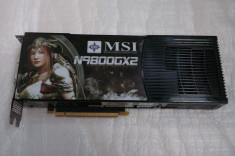 Placa video colectie MSI GeForce 9800GX2 1GB DDR3 2x 256-bit foto